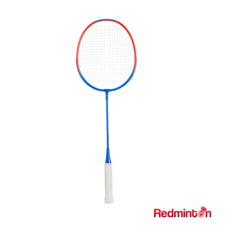 Kids Badminton Racket 90g Aluminium BR100 Blue Red