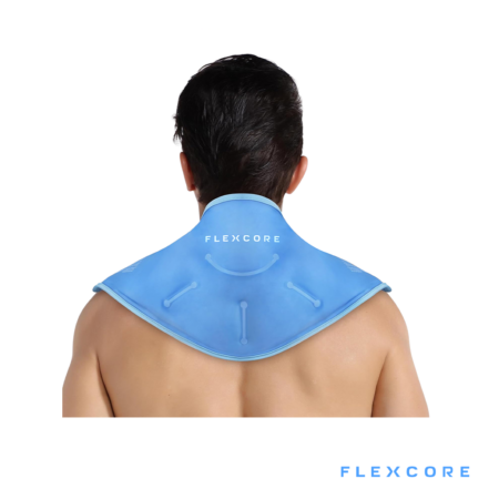 Neck Ice Pack Wrap – Blue (Regular)